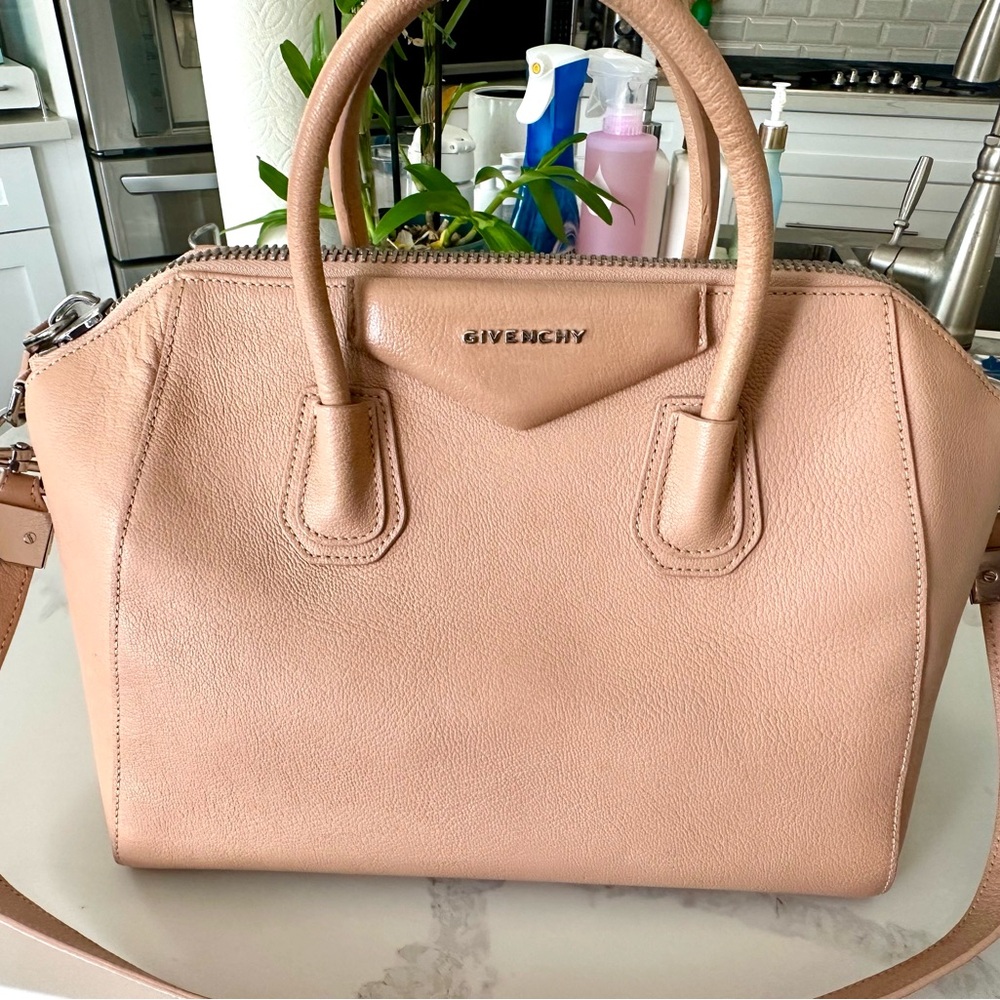 Givenchy Women's Beige Leather Satchel